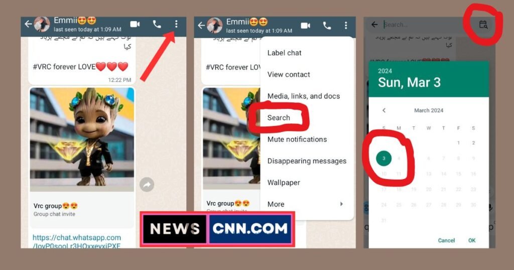 How to Search WhatsApp Messages by Date in 2024?